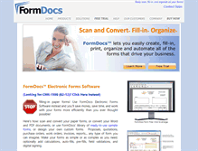Tablet Screenshot of formdocs.com